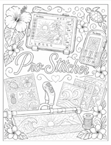 ProStitcher Coloring Page